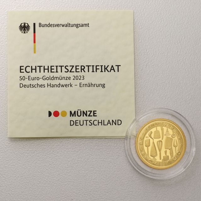 50 Euro Goldmünze BRD 2023 Ernährung