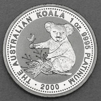 1oz Platinmünze Koala, 2000