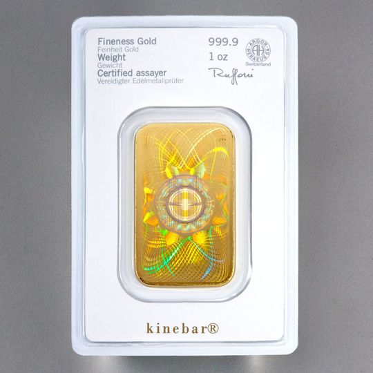 1oz Kinebar Goldbarren