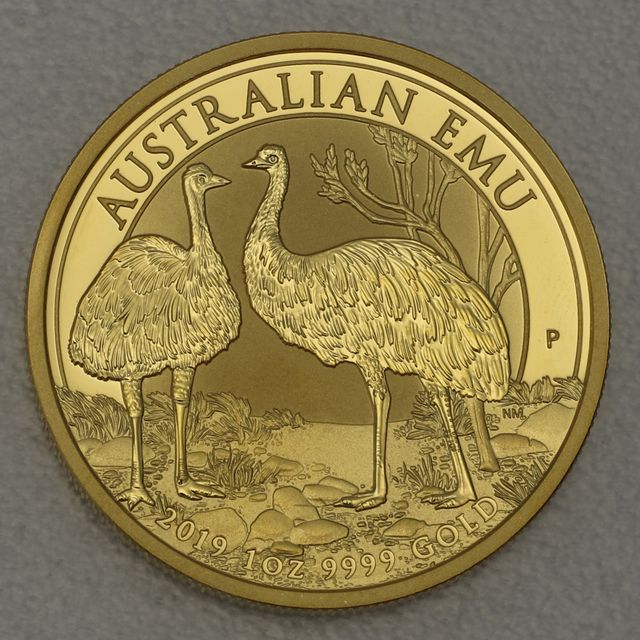 Goldmünze 1oz Australian Emu 2019