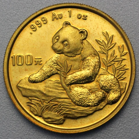 Goldmünze China Panda, 1oz, 1998