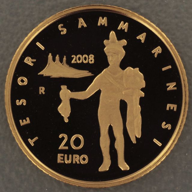 20 Euro Goldmünze San Marino 2008