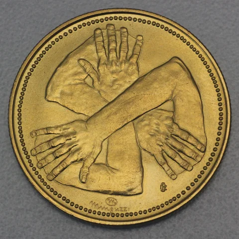 5 Scudi Goldmünze San Marino 1979 - Peace