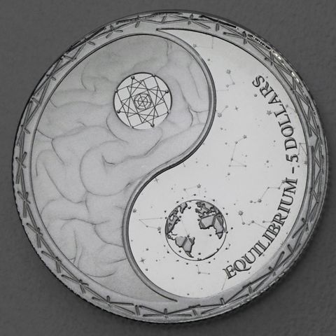 Silbermünze 1oz Tokelau Equilibrium 2022