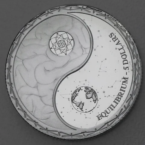Silbermünze 1oz Tokelau Equilibrium 2022