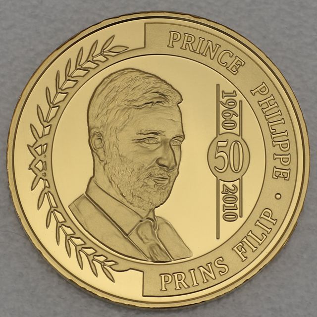 100 Euro Belgien Goldmünze 2010