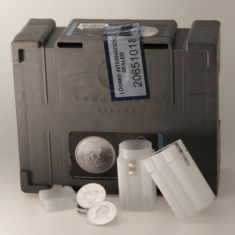 Silbermünzen Krügerrand 2024 in einer Masterbox
