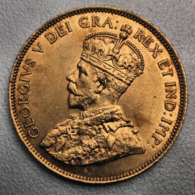 10 Dollar Goldmünzen Kanada 1912, 1913, 1914