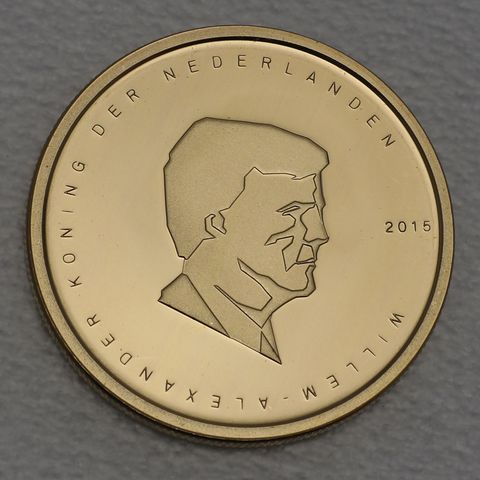 Goldmünze 10 Euro Niederlande 2015 Waterloo