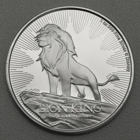 Silbermünze 1oz Niue Disney's Lion King 2019 "25. Jubiläum"