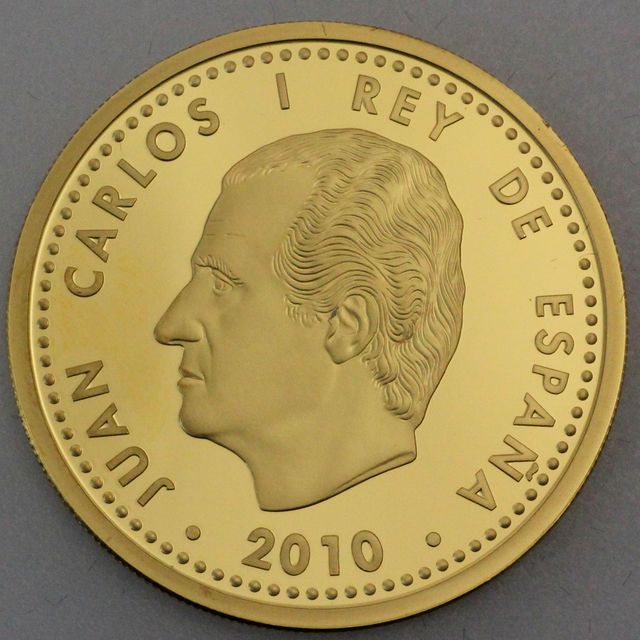 200 Euro Goldmünze Spanien 2009 - Antoni Gaudi - Sagrada Familia