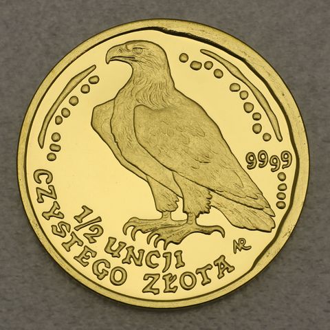 Goldmünze Golden Eagle Polen 1/2oz 1996