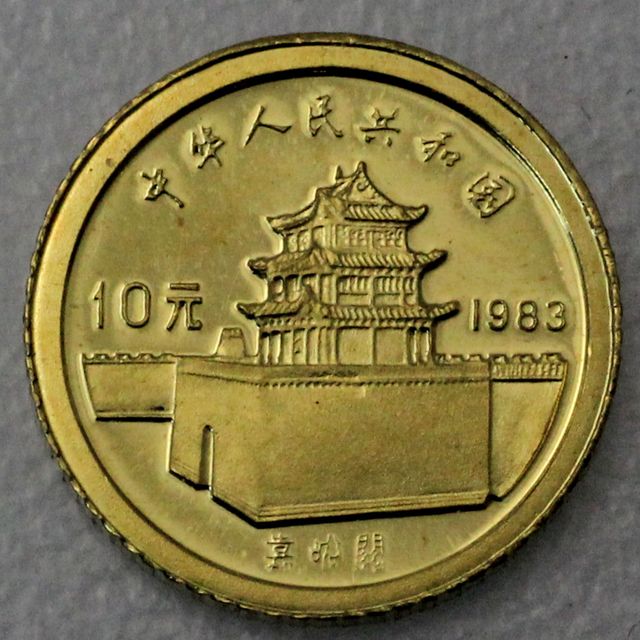China Marco Polo 1,2g 900er Gold