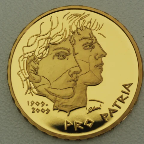 Goldmünze 50 Franken Schweiz 2009 - Pro Patria