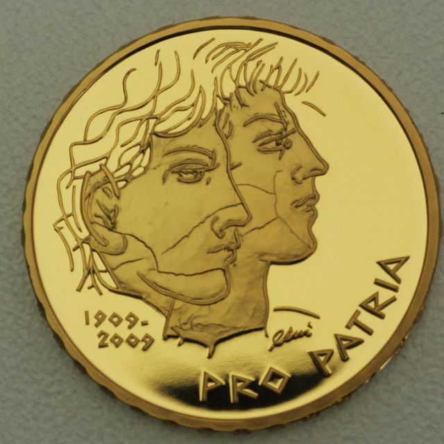 Goldmünze 50 Franken Schweiz 2009 - Pro Patria