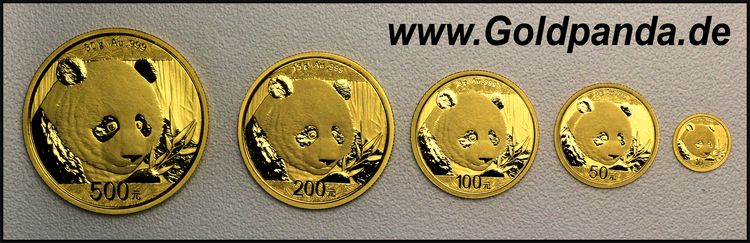 Goldpanda Münzen 2018