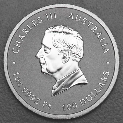 1oz Platinmünze Lunar III, König Charles III