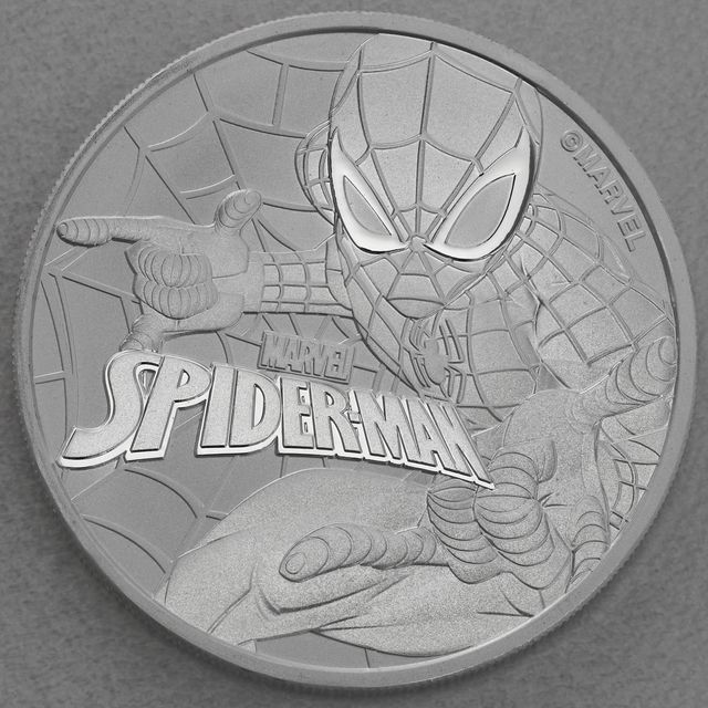 Silbermünze 1oz Marvel 2017 - Spiderman
