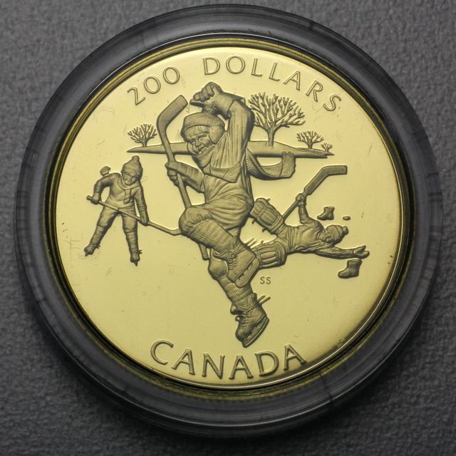 200 Dollar Goldmünze Kanada 1991 aus 22K Gold