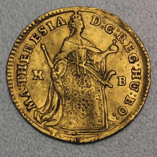 Gold Dukate Ungarn 1744