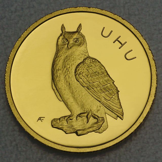 20 Euro Goldmünze BRD Uhu 2018