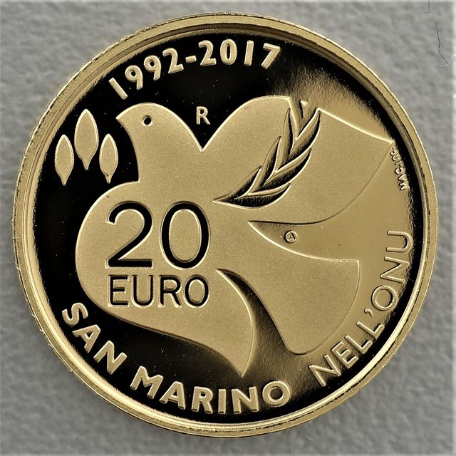 20 Euro Goldmünze San Marino 2017