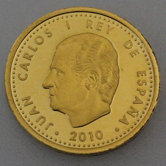 20 Euro Goldmünze Spanien 2009 Fussball WM 2010 Südafrika