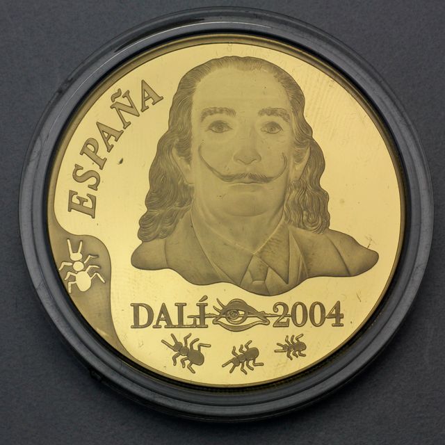 400 Euro Goldmünze Spanien 2004 Dali