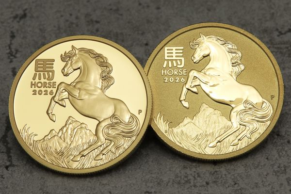 1oz Goldmünzen Lunar III 2026, Polierte Platte und Bullion 
