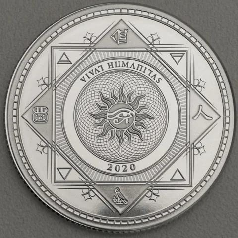 Silbermünze 1oz Tokelau Vivat Humanitas 2020