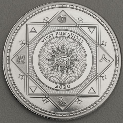 Silbermünze 1oz Tokelau Vivat Humanitas 2020