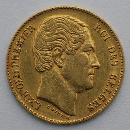 20 Francs Belgien Leopold Premier