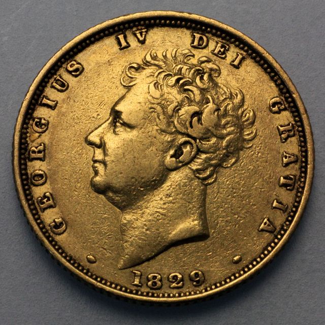 Sovereign Münzen Georgius IV