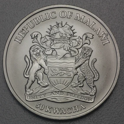 50 Kwacha Silberunze Malawi