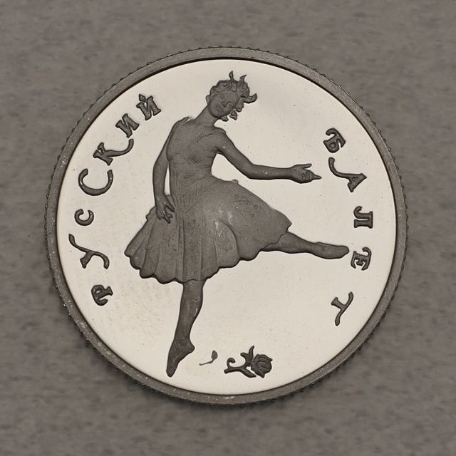 25 Rubel Platinmünze Russland 1993 Ballerina