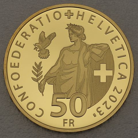 Goldmünze 50 Franken Schweiz 2023 - 175 Jahre Bundesverfassung