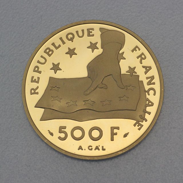 500 Francs Gedenkmünze 1981
