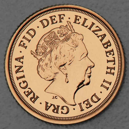 1/2 Sovereign aus Gold, 2022