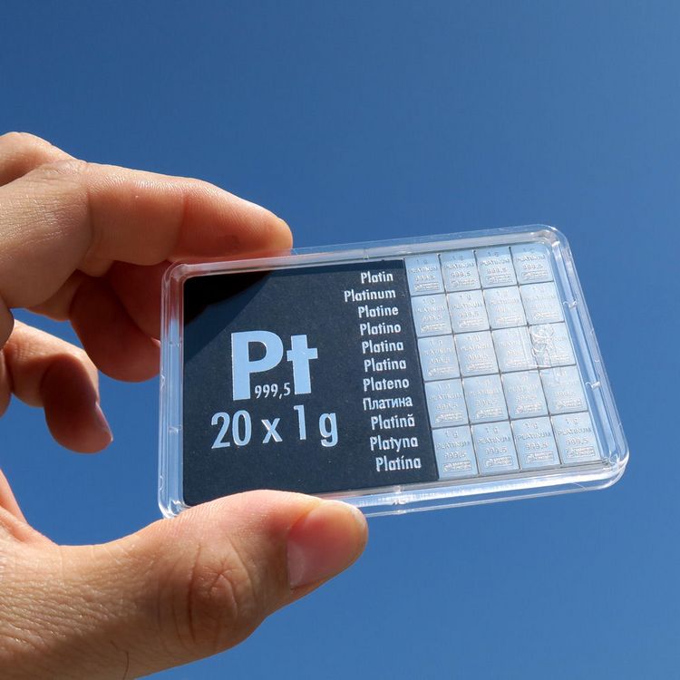 20g CombiBar™ Platintafel 20g CombiBar™ Platintafel