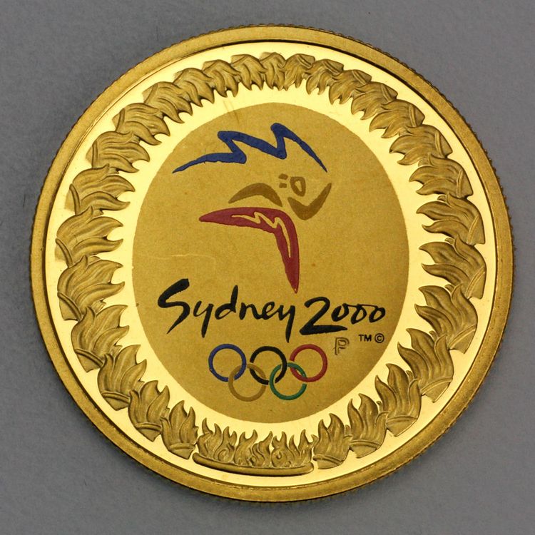 100 Dollar Sondermünze Olympische Spiele Sydney 2000