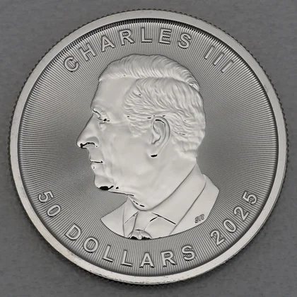 Platinmünze 1oz 2015 mit dem Bildnis King Charles III.