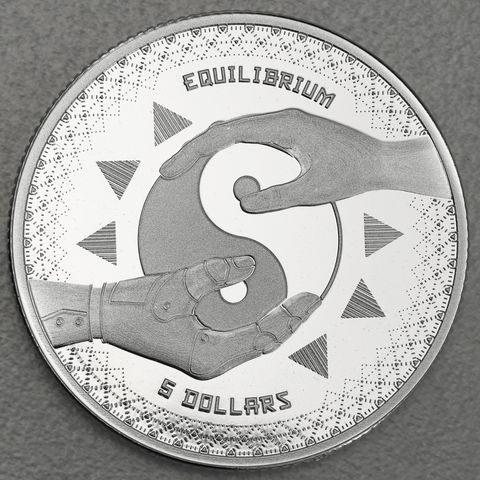 Silbermünze 1oz Tokelau Equilibrium 2020