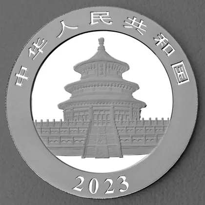 30g Silbermünze Panda, 2023