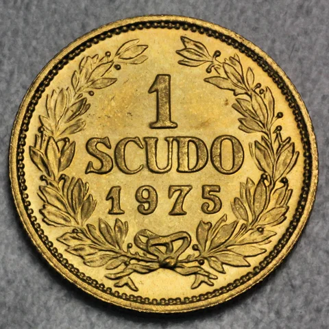1 Scudo Goldmünze San Marino 1975