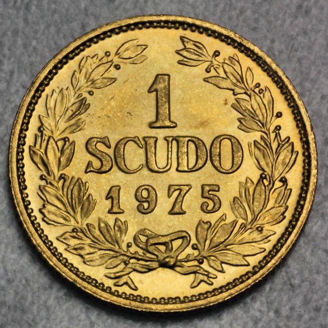 1 Scudo Goldmünze San Marino 1975