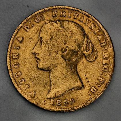 alte Half Sovereign Goldmünze Australia