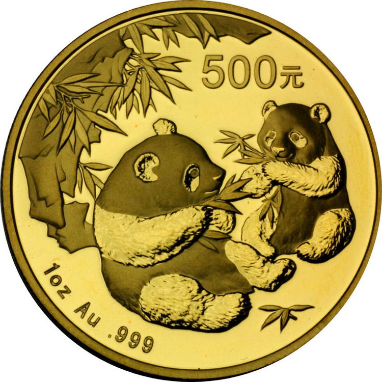 China Panda Goldmünzen