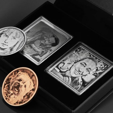 Fotogravuren auf Silber und Kupfer