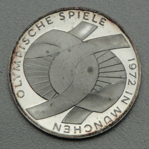 Silbermünze BRD 10 DM 1972