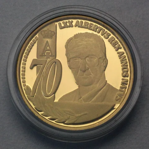 50 Euro Goldmünzen Belgien 2004 König Albert II.